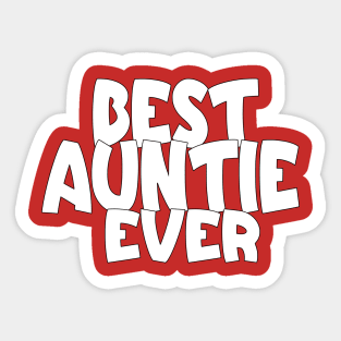 Best Auntie Ever Sticker